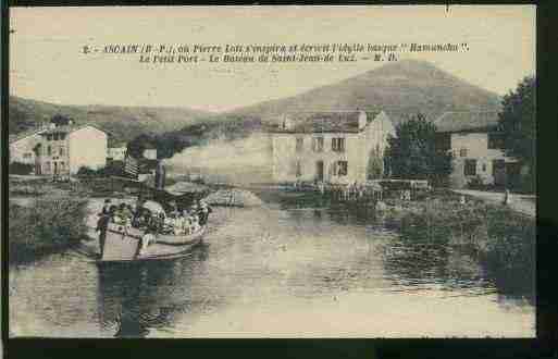 Ville de ASCAIN, carte postale ancienne