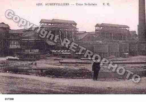 Ville de AUBERVILLIERS, carte postale ancienne