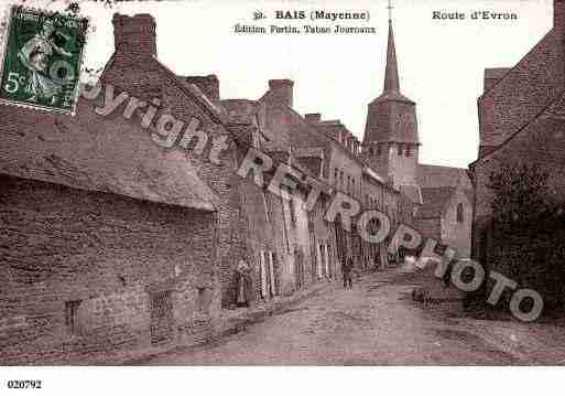 Ville de BAIS, carte postale ancienne