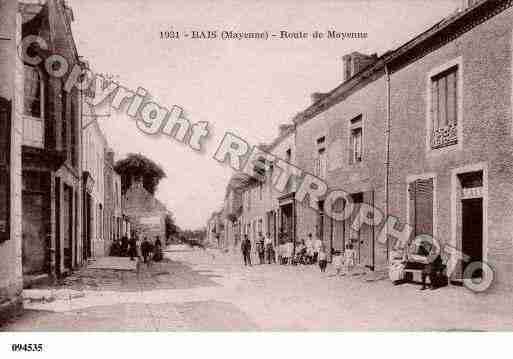 Ville de BAIS, carte postale ancienne