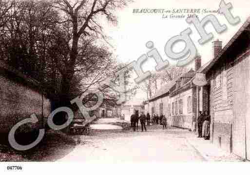 Ville de BEAUCOURTENSANTERRE, carte postale ancienne