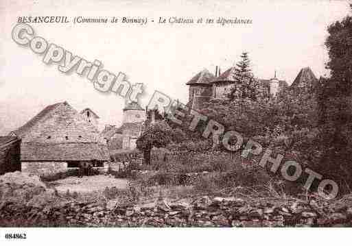 Ville de BESANCEUIL, carte postale ancienne