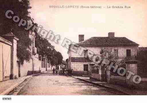 Ville de BOUILLELORETZ, carte postale ancienne