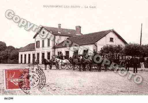 Ville de BOURBONNELESBAINS, carte postale ancienne