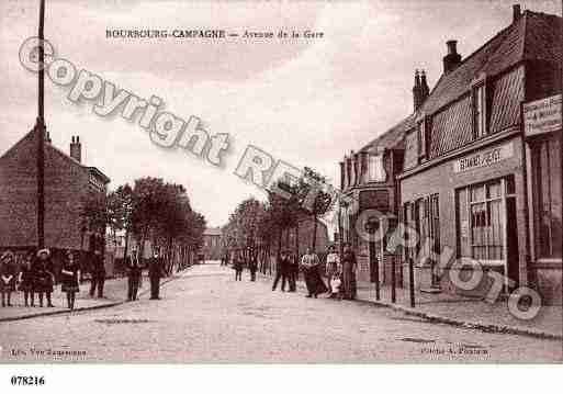 Ville de BOURBOURG, carte postale ancienne