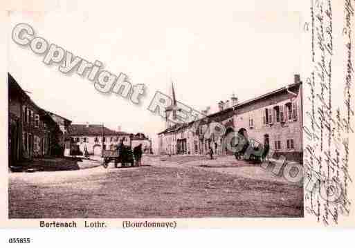 Ville de BOURDONNAY, carte postale ancienne