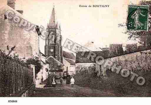 Ville de BOUTIGNY, carte postale ancienne