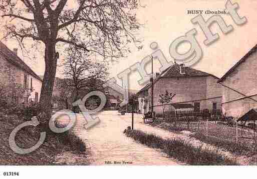 Ville de BUSY, carte postale ancienne