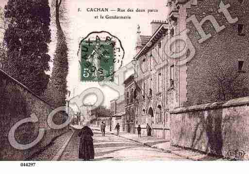 Ville de CACHAN, carte postale ancienne