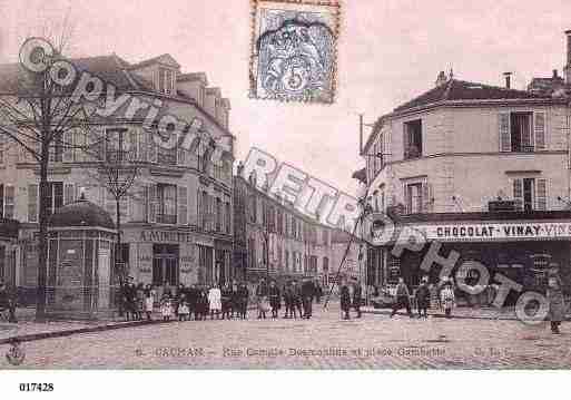 Ville de CACHAN, carte postale ancienne