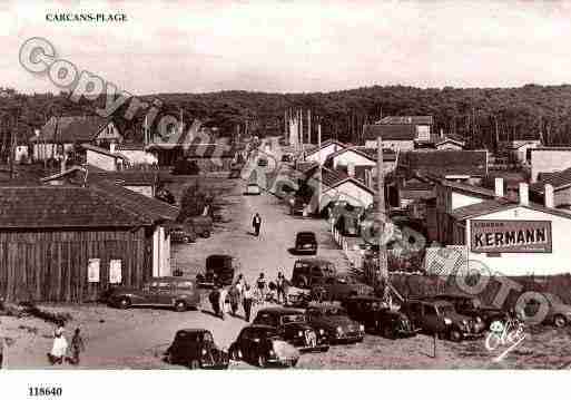 Ville de CARCANS, carte postale ancienne