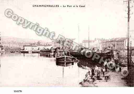 Ville de CHAMPIGNEULLES, carte postale ancienne