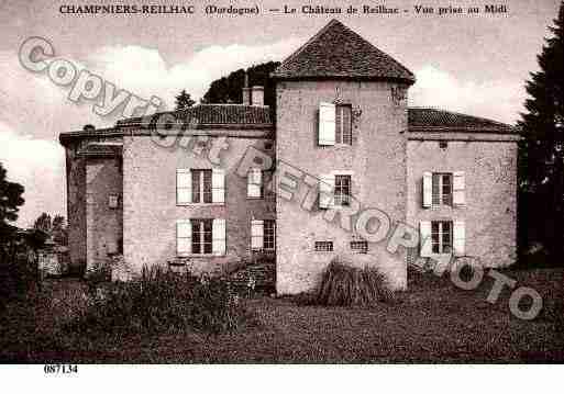 Ville de CHAMPNIERSETREILHAC, carte postale ancienne