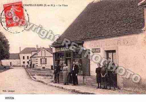 Ville de CHAPELLEIGER(LA), carte postale ancienne