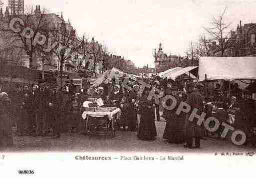 Ville de CHATEAUROUX, carte postale ancienne