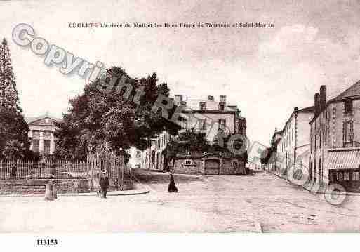 Ville de CHOLET, carte postale ancienne