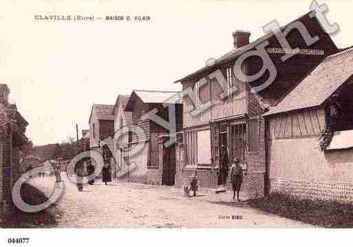 Ville de CLAVILLE, carte postale ancienne Ville de CLAVILLE, carte postale ancienne