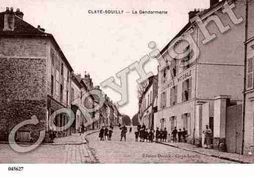 Ville de CLAYESOUILLY, carte postale ancienne