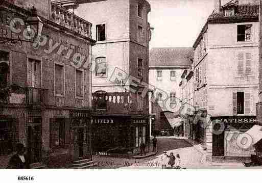 Ville de CLUNY, carte postale ancienne