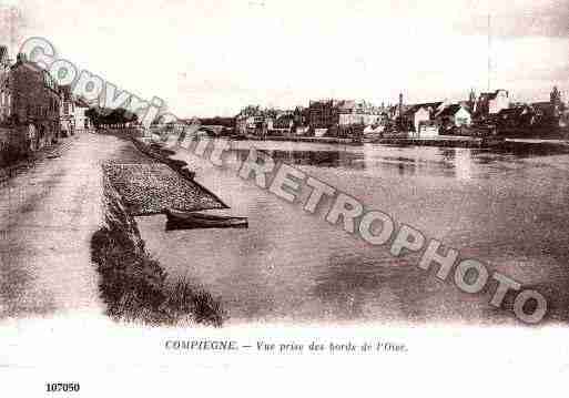 Ville de COMPIEGNE, carte postale ancienne