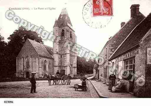 Ville de CONDEAU, carte postale ancienne