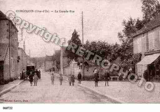 Ville de CORGOLOIN, carte postale ancienne