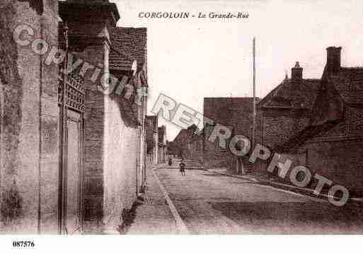 Ville de CORGOLOIN, carte postale ancienne