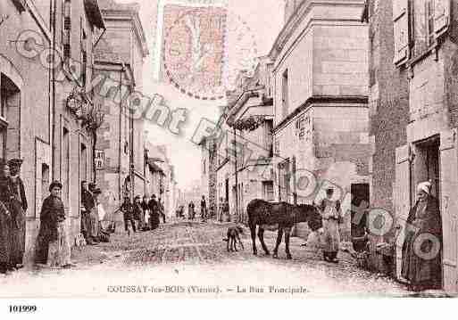 Ville de COUSSAYLESBOIS, carte postale ancienne