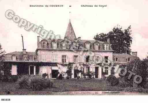 Ville de COUZEIX, carte postale ancienne