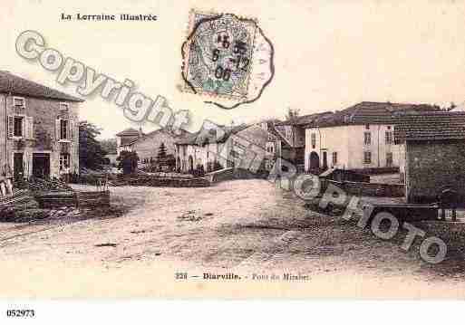 Ville de DIARVILLE, carte postale ancienne