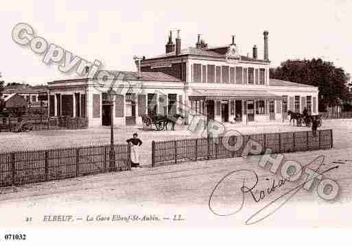 Ville de ELBEUF, carte postale ancienne