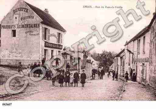 Ville de EPIAISRHUS, carte postale ancienne