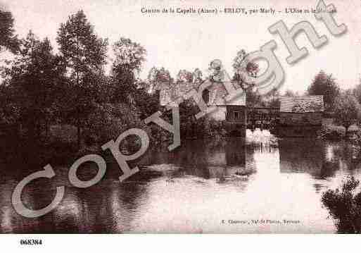 Ville de ERLOY, carte postale ancienne