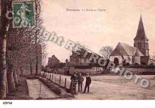 Ville de FLOCQUES, carte postale ancienne Ville de FLOCQUES, carte postale ancienne
