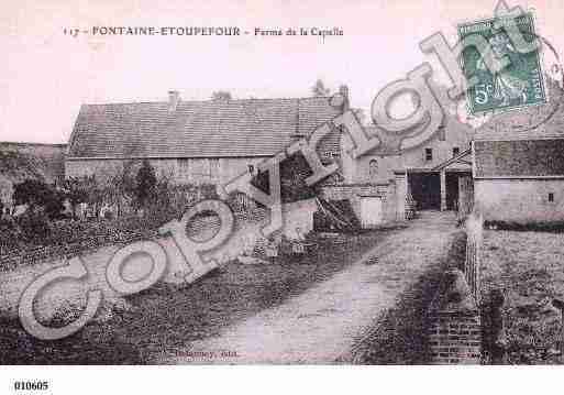 Ville de FONTAINEETOUPEFOUR, carte postale ancienne