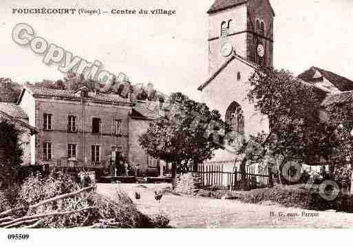 Ville de FOUCHECOURT, carte postale ancienne