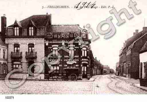 Ville de FRELINGHIEN, carte postale ancienne