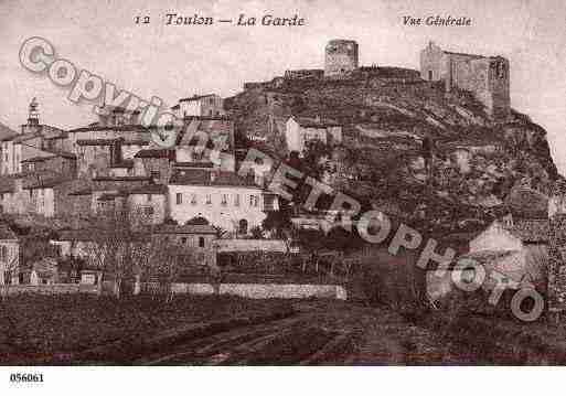 Ville de GARDE(LA), carte postale ancienne