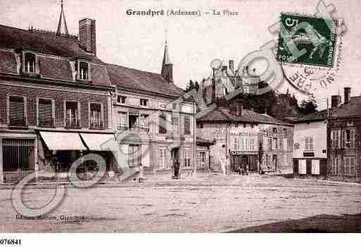 Ville de GRANDPRE, carte postale ancienne