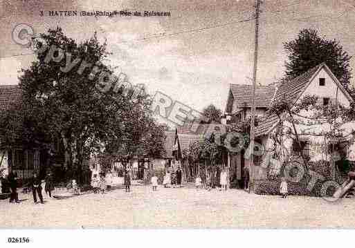 Ville de HATTEN, carte postale ancienne