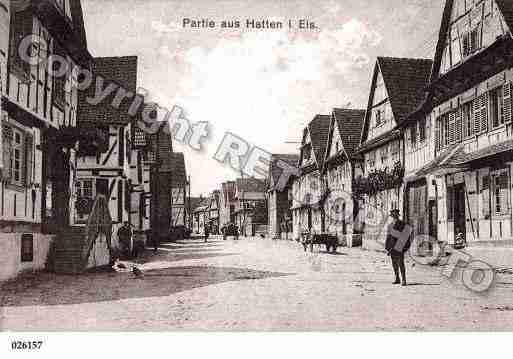 Ville de HATTEN, carte postale ancienne