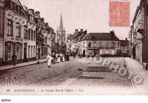 Ville de HAZEBROUCK, carte postale ancienne