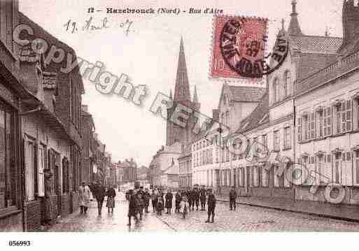 Ville de HAZEBROUCK, carte postale ancienne