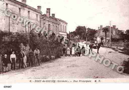 Ville de JAUDIGNACLOIRAC, carte postale ancienne