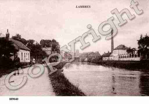 Ville de LAMBRESLESDOUAI, carte postale ancienne