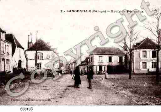 Ville de LANOUAILLE, carte postale ancienne