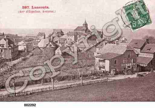 Ville de LASSOUTS, carte postale ancienne Ville de LASSOUTS, carte postale ancienne