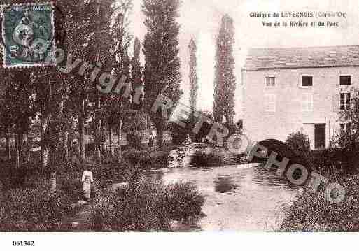 Ville de LEVERNOIS, carte postale ancienne