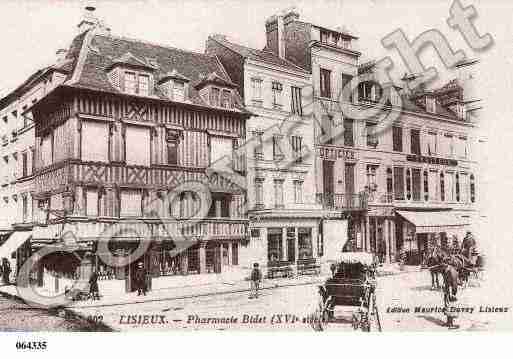 Ville de LISIEUX, carte postale ancienne