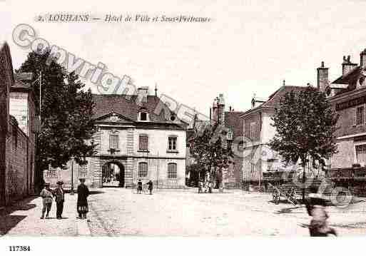Ville de LOUHANS, carte postale ancienne